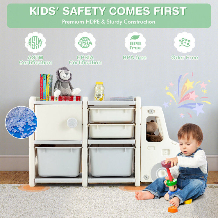 Toddler Truck Storage Organizer