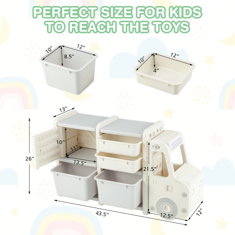 Toddler Truck Storage Organizer