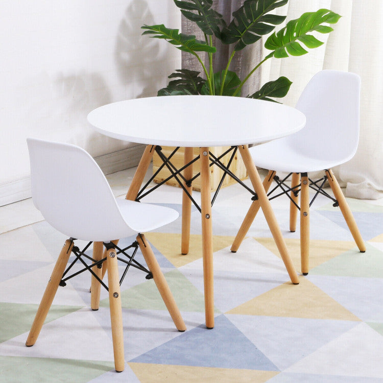 Kids Modern Dining Table Set with Chairs