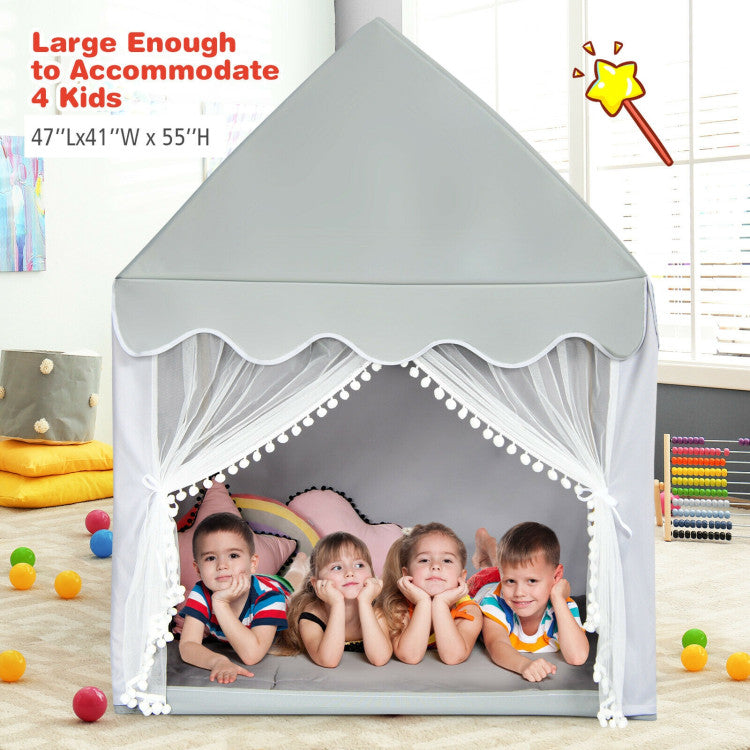 Kids play clearance castle tent